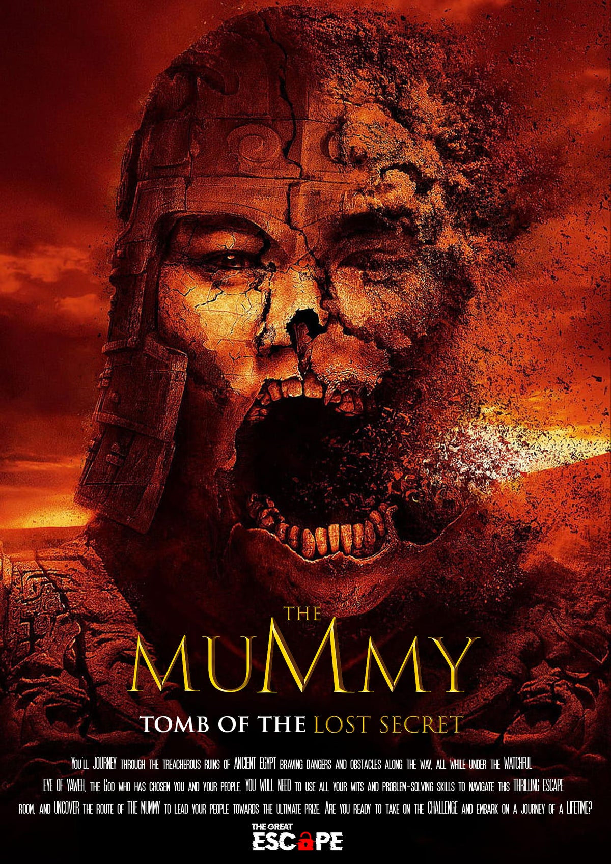 Image of The Mummy Escape Room Banner