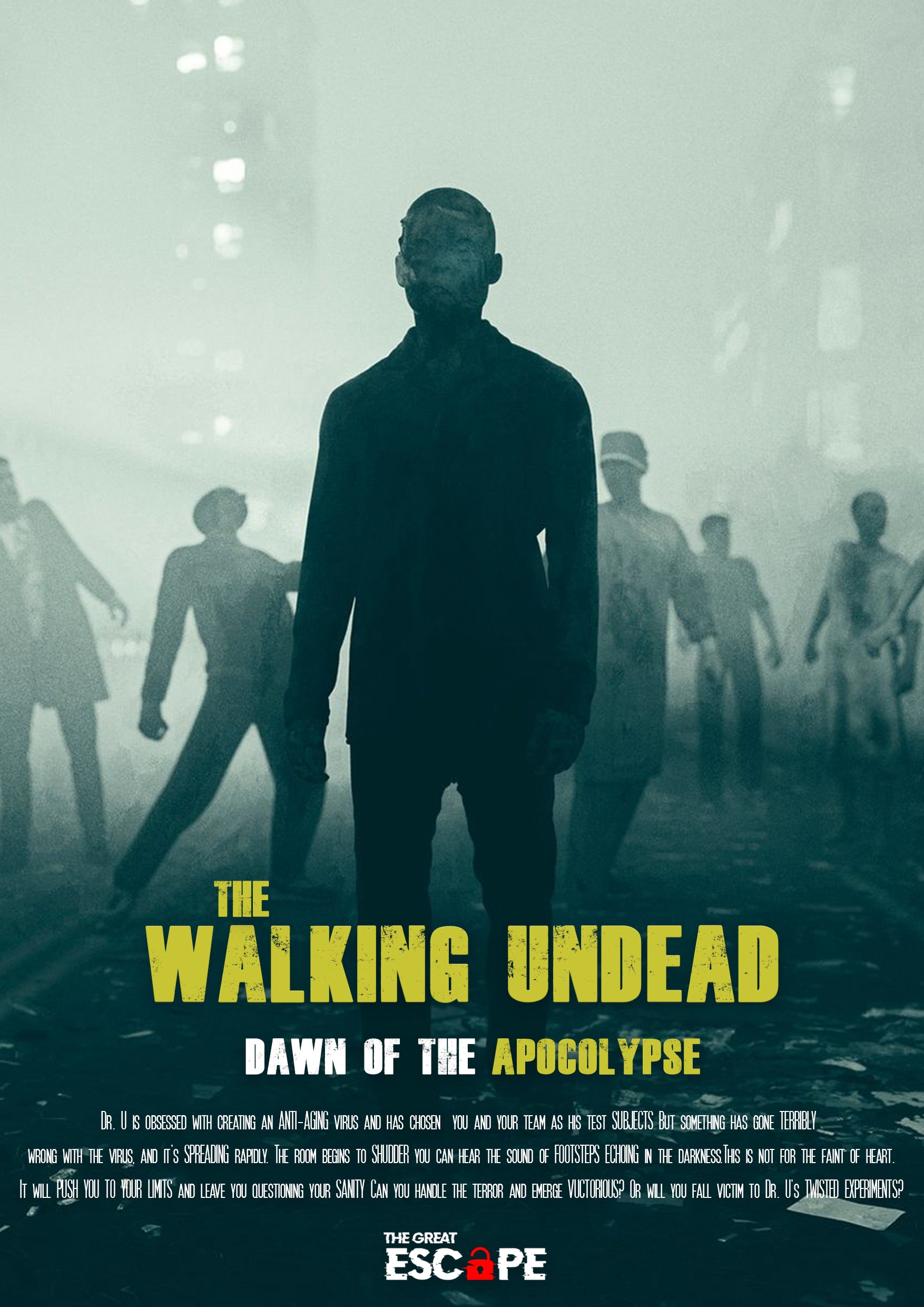 Image of The Walking Undead Escape Room Banner